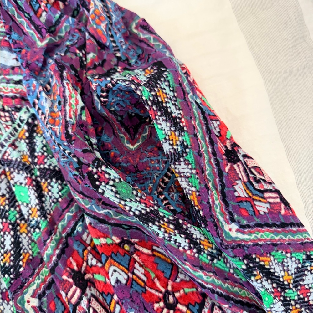 Colorful Geometric Patterned Dress - Picture 4 of 4